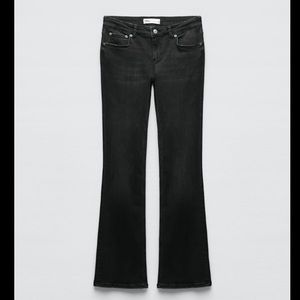 NWT ZARA ZW THE LOW RISE SLIM BOOTCUT JEANS
